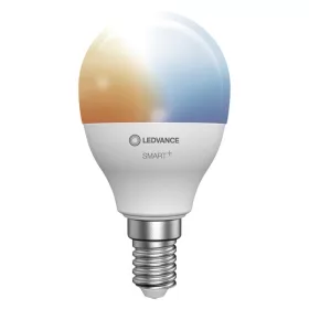   Malý guľový LED zdroj svetla Ledvance Smart+ 5W E14 s nastaviteľnou teplotou farby