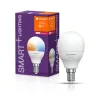 Malý guľový LED zdroj svetla Ledvance Smart+ 5W E14 s nastaviteľnou teplotou farby