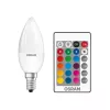 Osram Star+ RGBW/matné tienidlo/4,5W/250lm/2700K/E14 LED sviečkový zdroj s diaľkovým ovládaním