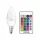 Osram Star+ RGBW/matné tienidlo/4,5W/250lm/2700K/E14 LED sviečkový zdroj s diaľkovým ovládaním