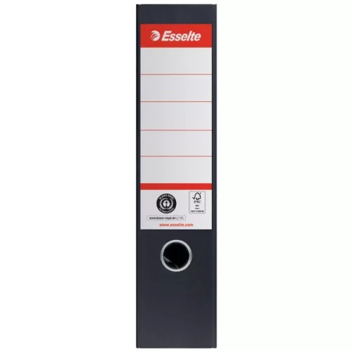 Esselte No.1 A4 75 mm fekete 100%-ban újrahasznosított kartonból iratrendező