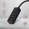 Axagon HUE-M1C 4-portový USB 3.0 mini HUB