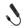 Axagon HMA-GL3A 3-portový USB 3.2. Gen 2 čierny HUB s gigabitovým LAN portom