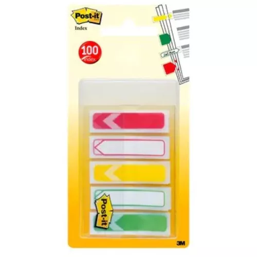 Post-it 5x20lap kicsi műanyag adagolós index jelölőnyíl