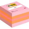 Post-it® 51×51 mm, 400 Blatt, gemischte Farben, selbstklebender Mini-Notizblock, 100 % PEFC, SGSCH-PEFC-COC-110078