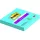 Post-it Super Sticky 654 76x76mm 90 Blatt blauer selbstklebender Notizblock 100% PEFC, SGSCH-PEFC-COC-110078