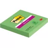 Post-it Super Sticky 654 76x76mm 90 Blatt immergrüner Haftnotizblock 100% PEFC, SGSCH-PEFC-COC-110078