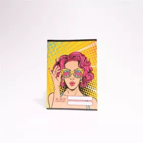 Design Style A5 kockás 27-32 iskolai tűzött füzet