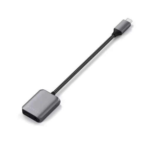 Satechi ST-UCAPDAM audio adaptér typu C/3,5 mm, astro šedý