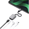 Satechi ST-UCAPDAM audio adaptér typu C/3,5 mm, astro šedý