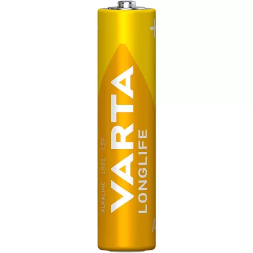 VARTA 4103101414 Langlebige AAA-Alkaline-Mikrobatterien, 4 Stück/Blister