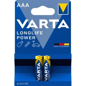   VARTA 4903121412 Longlife Power AAA (LR03) Alkaline-Mikrozellenbatterie, 2 Stück/Blister