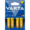 VARTA 4106101414 Longlife  AA alkáli ceruzaelem 4db/bliszter