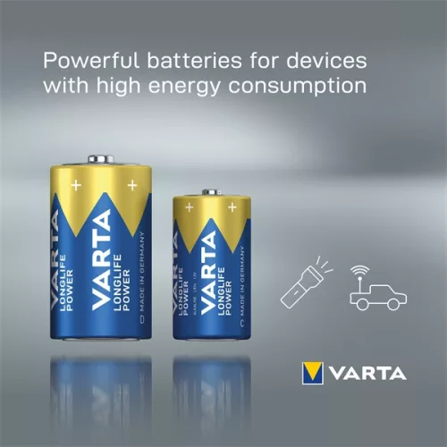 VARTA 4914121412 Longlife Power C (LR14) alkáli baby elem 2db/bliszter