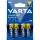 VARTA 4906121414 Longlife Power AA (LR6) alkáli ceruzaelem 4db/bliszter