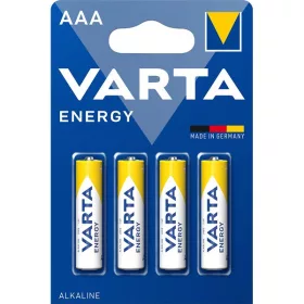  VARTA 4103229414 Energy AAA (LR03) Alkaline-Mikrozellenbatterie, 4 Stück/Blister
