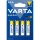 VARTA 4103229414 Energy AAA (LR03) alkáli mikroceruza elem 4db/bliszter