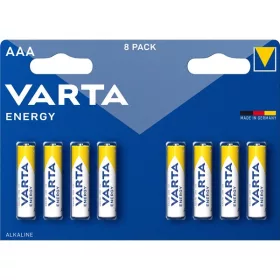   VARTA 4103229418 Energy AAA (LR03) Alkaline-Mikrozellenbatterie, 8 Stück/Blister