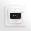 Axagon ACU-QS24 QC3.0 + 5V-1.2A fekete fali töltő