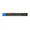 Linksys SMB LGS310MPC 8-portni POE+ GbE LAN + 2 SFP porta pametni upravljani stolni preklopnik