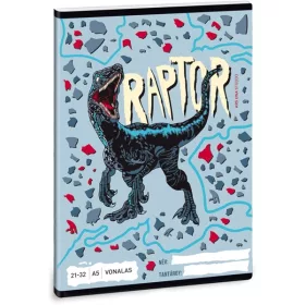 Ars Una Raptor A5 21-32 vonalas füzet