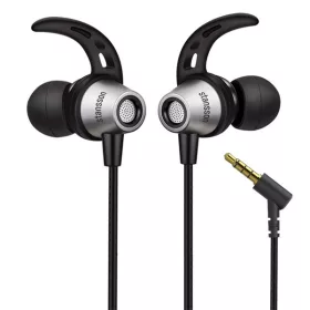   Stansson HE-104-BL 3,5mm jack mikrofonos fekete fülhallgató