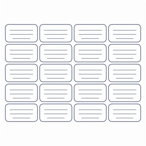 Herlitz 20db-os iskolai etikett