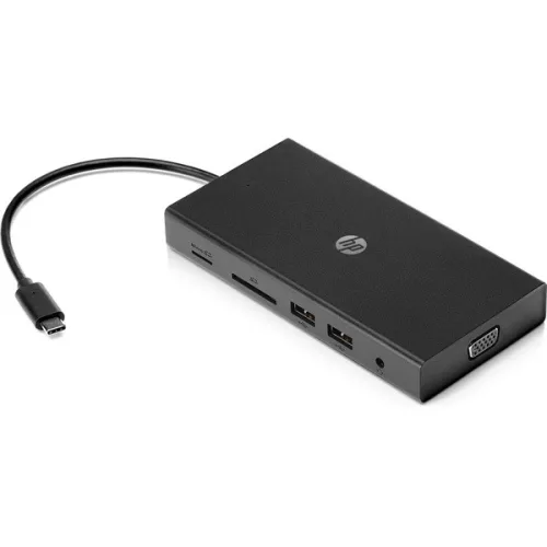 Cestovný viacportový rozbočovač HP USB-C