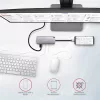 Axagon HMC-6M2 SUPERSPEED USB-C COMBO strieborno-čierny 6v1 HUB