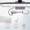 Axagon HMC-6M2 SUPERSPEED USB-C COMBO ezüst-fekete  6in1 hub