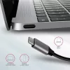 Axagon HMC-6M2 SUPERSPEED USB-C COMBO ezüst-fekete  6in1 hub