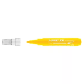 ICO D10 XXL (25) FL sárga textilmarker rostiron