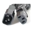 Napájací kábel Gembird PC-189-VDE-3M C14 - C13 M/F, čierny, 3 m