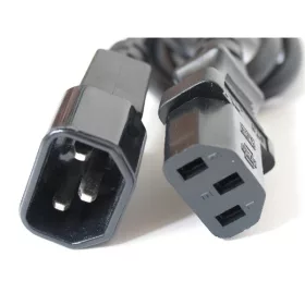   Napájací kábel Gembird PC-189-VDE-3M C14 - C13 M/F, čierny, 3 m
