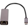 Akyga 15cm USB-C - 1000 Mbps ethernetový adaptér