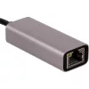 Akyga 15cm USB-C - 1000 Mbps ethernetový adaptér