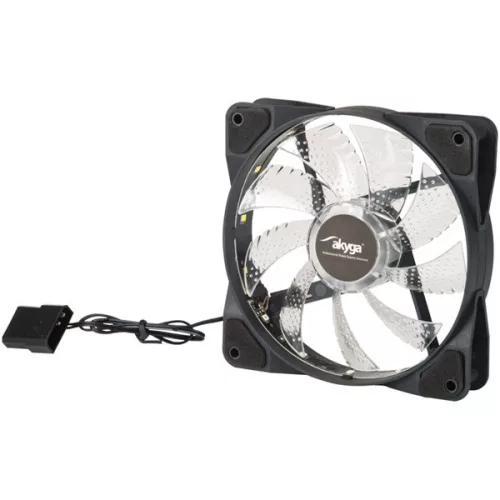 Akyga AW-12D-LED Rainbow LED 120mm chladiaci ventilátor pre skrinku