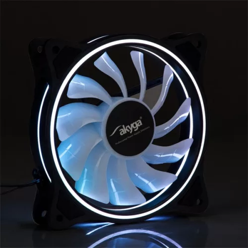 Akyga 120mm RGB LED chladiaci ventilátor pre skrinku