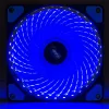 Akyga AW-12E-BL 120mm modrý LED chladiaci ventilátor pre skrinku