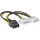 Kábel Akyga AK-CA-29 15cm 2x MOLEX samica - 8-pinový PCI Express samec
