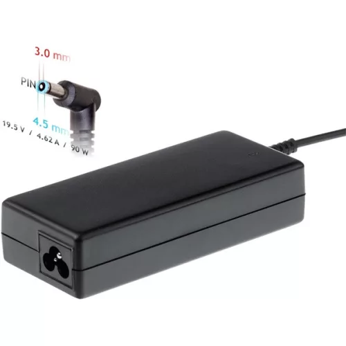 Akyga AK-ND-53 19,5V/4,62A/90W 4,5x3mm + pin DELL notebook hálózati töltő