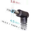 Akyga AK-ND-53 19,5V/4,62A/90W 4,5x3mm + pin DELL notebook hálózati töltő