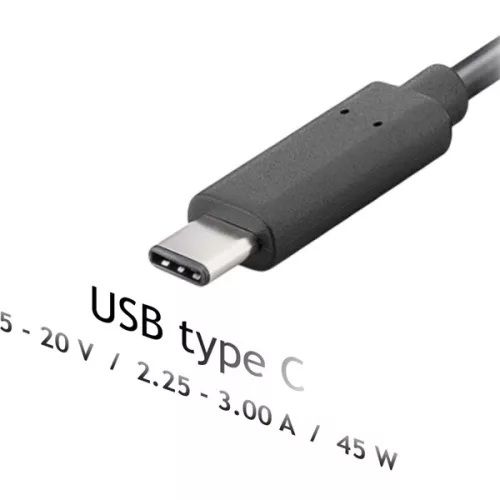 Akyga AK-ND-60 5-20V/2,25-3A/45W USB type C Univerzális notebook hálózati töltő