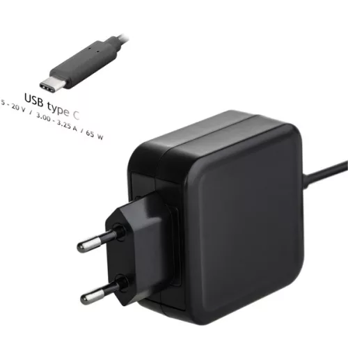 Akyga AK-ND-70 5-20V/3-3,25A/65W USB Type-C Univerzális notebook hálózati töltő