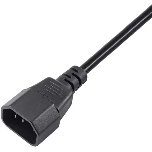 Akyga AK-PC-03A 1,8m predlžovací kábel IEC C14 - IEC C13 pre monitor/PC