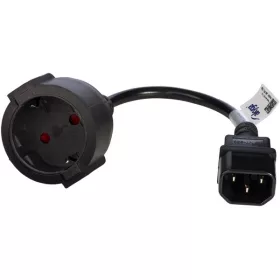 Adaptér Akyga 15cm Schuko CEE 7/4 - IEC C14
