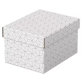 Esselte Home S méret 3db/csomag fehér tárolódoboz