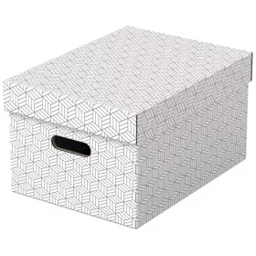 Esselte Home M méret 3db/csomag fehér tárolódoboz