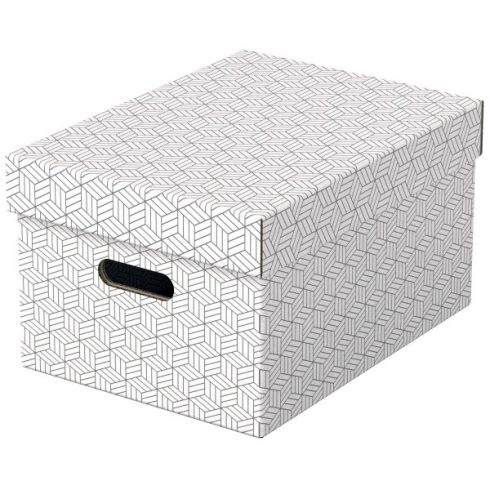 Esselte Home M méret 3db/csomag fehér tárolódoboz