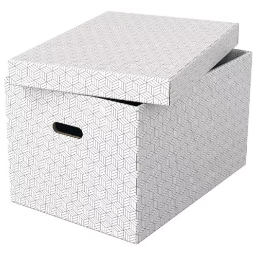 Esselte Home L méret 3db/csomag fehér tárolódoboz